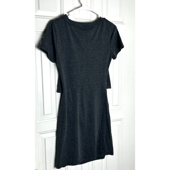 Socialite Womens Dress Gray XS Cutout Bodycon Extra Small LRC8-1 - Picture 9 of 10